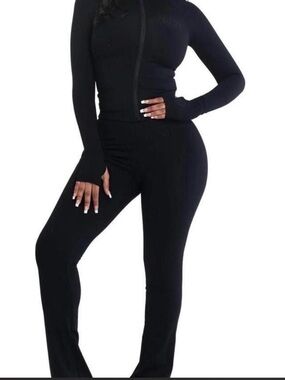 Sleek Black High-Rise Skinny Pants for Women